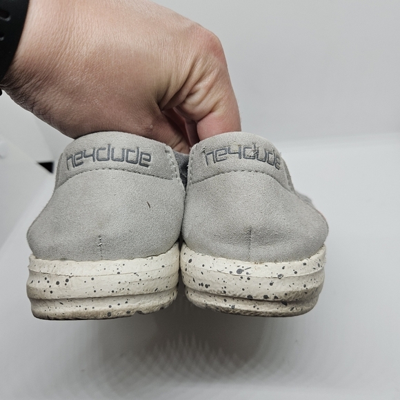 Hey Dude Wendy jungle gray snake print women's 6 or youth 5 - Picture 4 of 9